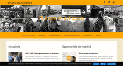 Desktop Screenshot of pistes-solidaires.fr