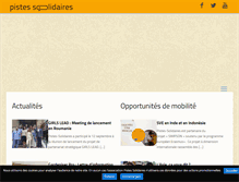 Tablet Screenshot of pistes-solidaires.fr